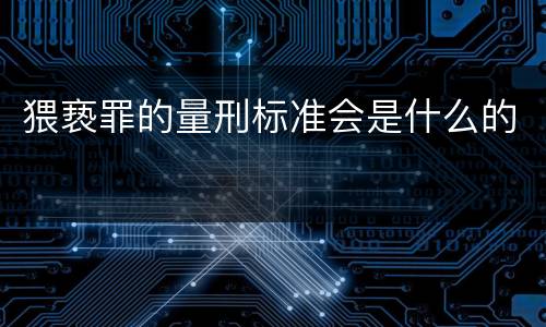 猥亵罪的量刑标准会是什么的