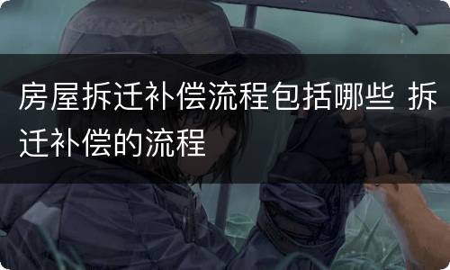 房屋拆迁补偿流程包括哪些 拆迁补偿的流程