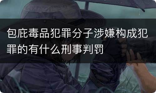 包庇毒品犯罪分子涉嫌构成犯罪的有什么刑事判罚