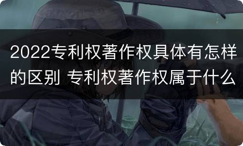 2022专利权著作权具体有怎样的区别 专利权著作权属于什么资产