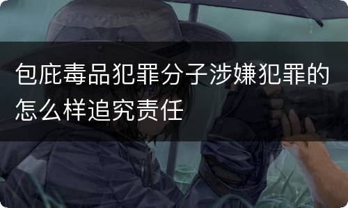 包庇毒品犯罪分子涉嫌犯罪的怎么样追究责任