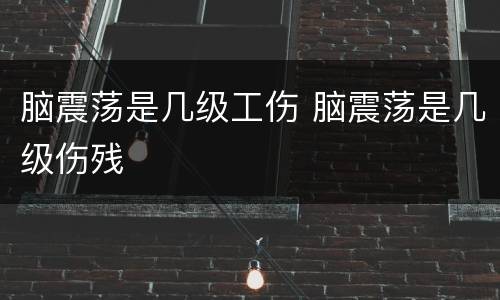 脑震荡是几级工伤 脑震荡是几级伤残