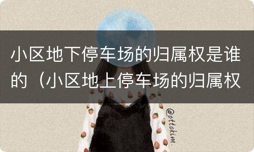 小区地下停车场的归属权是谁的（小区地上停车场的归属权）