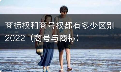 商标权和商号权都有多少区别2022（商号与商标）
