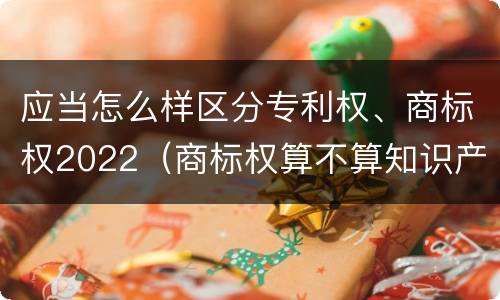 应当怎么样区分专利权、商标权2022（商标权算不算知识产权）