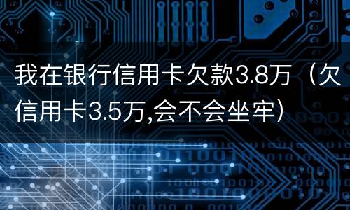 我在银行信用卡欠款3.8万（欠信用卡3.5万,会不会坐牢）