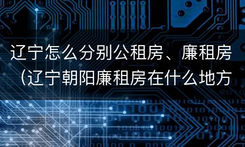 辽宁怎么分别公租房、廉租房（辽宁朝阳廉租房在什么地方）