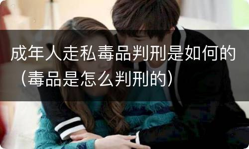 成年人走私毒品判刑是如何的（毒品是怎么判刑的）