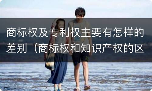 商标权及专利权主要有怎样的差别（商标权和知识产权的区别）