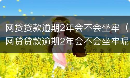 网贷贷款逾期2年会不会坐牢（网贷贷款逾期2年会不会坐牢呢）