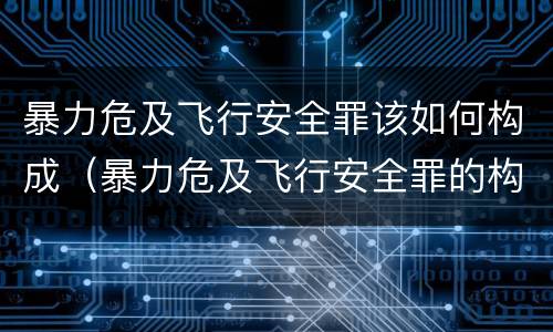 暴力危及飞行安全罪该如何构成（暴力危及飞行安全罪的构成要件）
