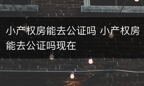 小产权房能去公证吗 小产权房能去公证吗现在