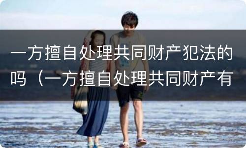 一方擅自处理共同财产犯法的吗（一方擅自处理共同财产有效吗）
