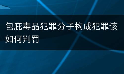 包庇毒品犯罪分子构成犯罪该如何判罚