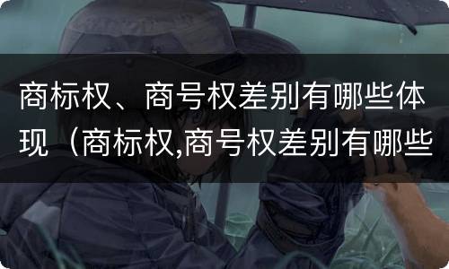 商标权、商号权差别有哪些体现（商标权,商号权差别有哪些体现形式）