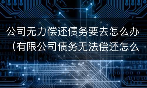 公司无力偿还债务要去怎么办（有限公司债务无法偿还怎么办）