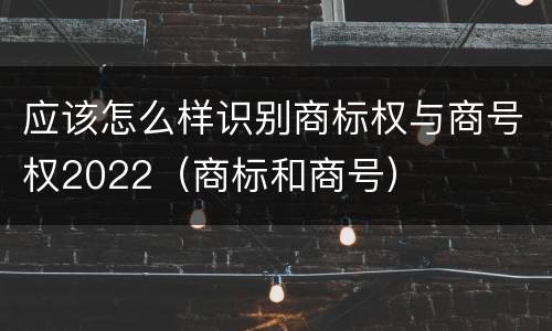 应该怎么样识别商标权与商号权2022（商标和商号）