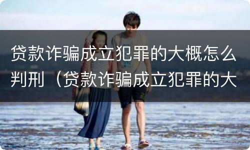 贷款诈骗成立犯罪的大概怎么判刑（贷款诈骗成立犯罪的大概怎么判刑多久）