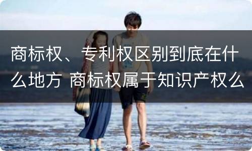 商标权、专利权区别到底在什么地方 商标权属于知识产权么