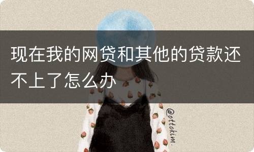 现在我的网贷和其他的贷款还不上了怎么办