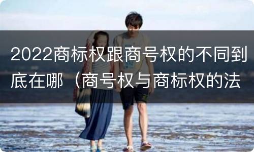 2022商标权跟商号权的不同到底在哪（商号权与商标权的法律冲突与解决）