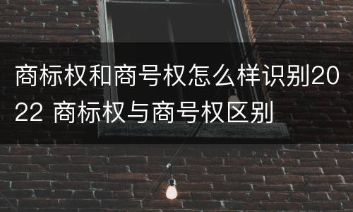 商标权和商号权怎么样识别2022 商标权与商号权区别