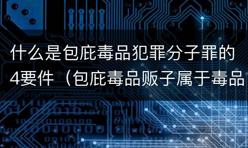 什么是包庇毒品犯罪分子罪的4要件（包庇毒品贩子属于毒品犯罪吗）