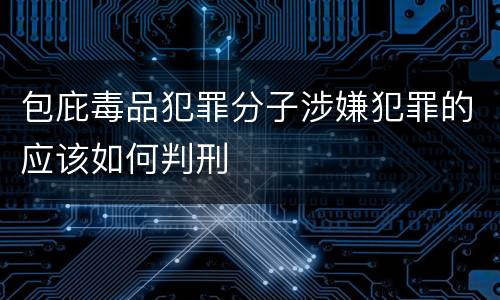 包庇毒品犯罪分子涉嫌犯罪的应该如何判刑