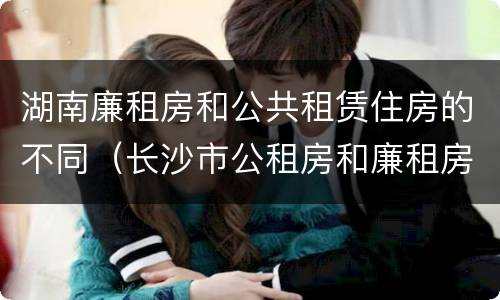 湖南廉租房和公共租赁住房的不同（长沙市公租房和廉租房的区别）