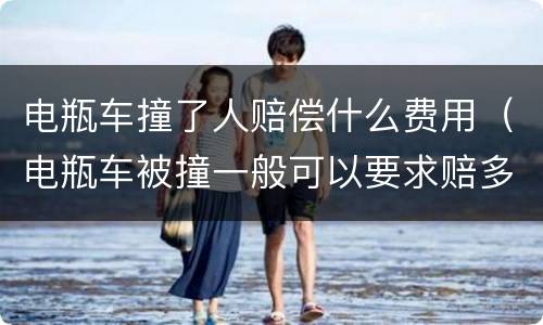 电瓶车撞了人赔偿什么费用（电瓶车被撞一般可以要求赔多少钱）