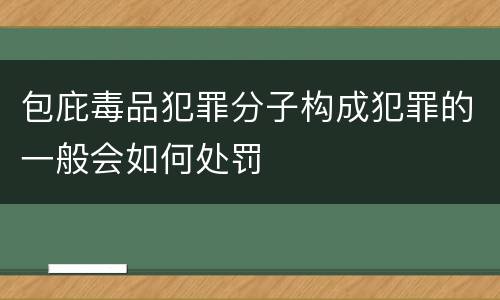 包庇毒品犯罪分子构成犯罪的一般会如何处罚