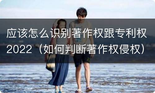 应该怎么识别著作权跟专利权2022（如何判断著作权侵权）