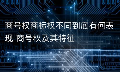 商号权商标权不同到底有何表现 商号权及其特征