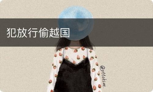 犯放行偷越国