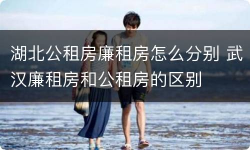湖北公租房廉租房怎么分别 武汉廉租房和公租房的区别
