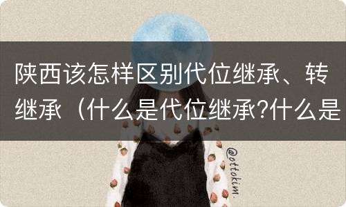 陕西该怎样区别代位继承、转继承（什么是代位继承?什么是转继承?）