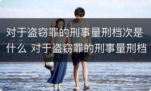对于盗窃罪的刑事量刑档次是什么 对于盗窃罪的刑事量刑档次是什么标准