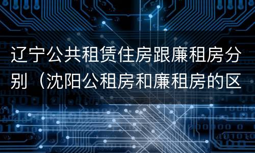 辽宁公共租赁住房跟廉租房分别（沈阳公租房和廉租房的区别）