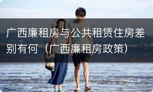 广西廉租房与公共租赁住房差别有何（广西廉租房政策）