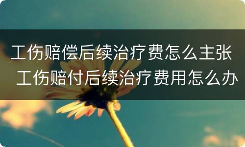 工伤赔偿后续治疗费怎么主张 工伤赔付后续治疗费用怎么办