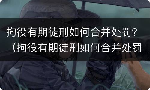 拘役有期徒刑如何合并处罚？（拘役有期徒刑如何合并处罚案例）