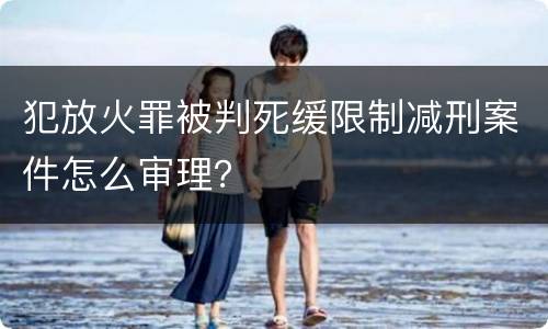 犯放火罪被判死缓限制减刑案件怎么审理？