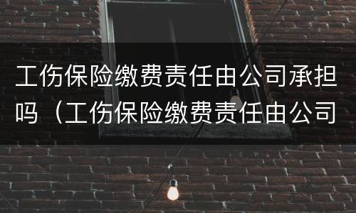 工伤保险缴费责任由公司承担吗（工伤保险缴费责任由公司承担吗怎么查）