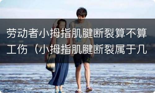 劳动者小拇指肌腱断裂算不算工伤（小拇指肌腱断裂属于几级工伤）