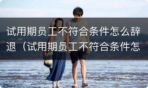 试用期员工不符合条件怎么辞退（试用期员工不符合条件怎么辞退呢）
