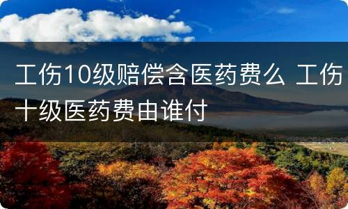 工伤10级赔偿含医药费么 工伤十级医药费由谁付