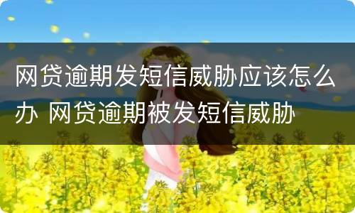 网贷逾期发短信威胁应该怎么办 网贷逾期被发短信威胁