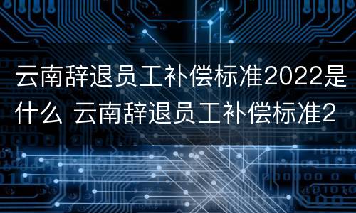 云南辞退员工补偿标准2022是什么 云南辞退员工补偿标准2022是什么时候发放