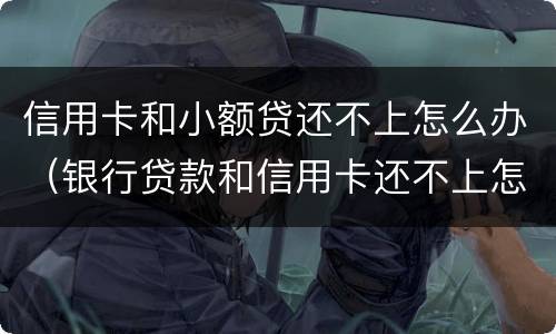 信用卡和小额贷还不上怎么办（银行贷款和信用卡还不上怎么办）