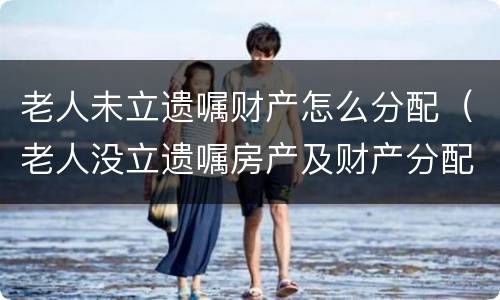 老人未立遗嘱财产怎么分配（老人没立遗嘱房产及财产分配问题）